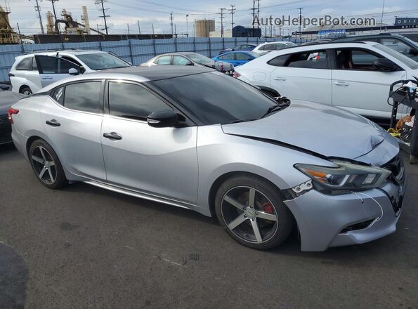 1N4AA6AP8JC385362 2018 NISSAN MAXIMA Silver Delantero derecho