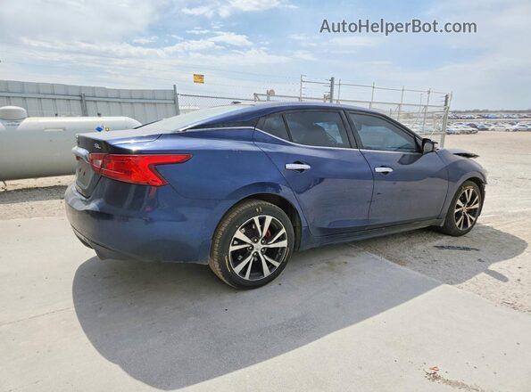 1N4AA6AP9GC400783 2016 NISSAN MAXIMA Синий Задняя правая четверть