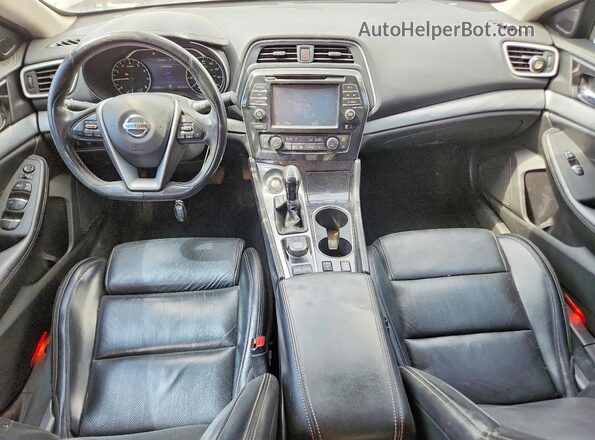 1N4AA6AP9GC400783 2016 NISSAN MAXIMA Синий Вид панели приборов