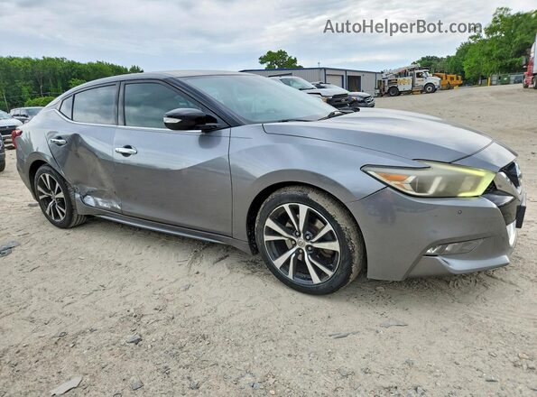 1N4AA6AP9GC404509 2016 NISSAN MAXIMA Серый Передняя правая четверть