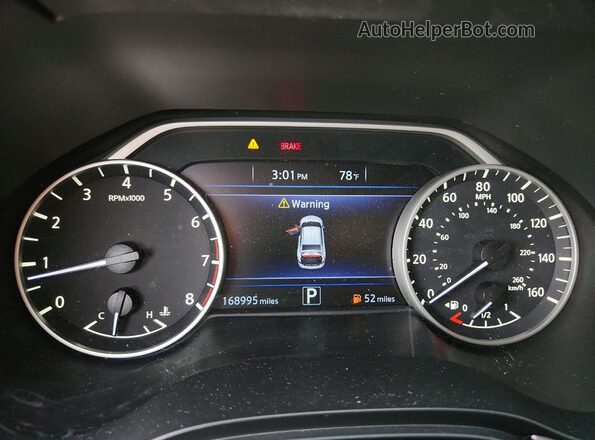 1N4AA6AP9GC404509 2016 NISSAN MAXIMA Серый Вид щитка приборов