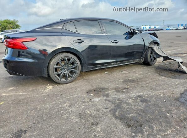 1N4AA6AP9GC418099 2016 NISSAN MAXIMA Черный Задняя правая четверть