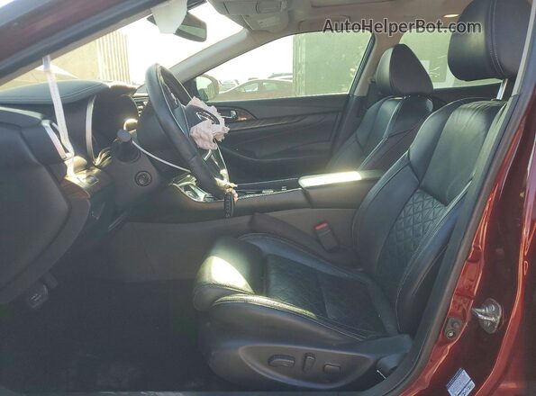 1N4AA6AP9GC447666 2016 NISSAN MAXIMA Maroon Widok wnętrza z przodu