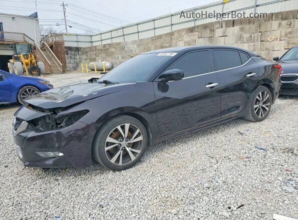 1N4AA6AP9HC367642 2017 NISSAN MAXIMA Черный Передняя левая четверть