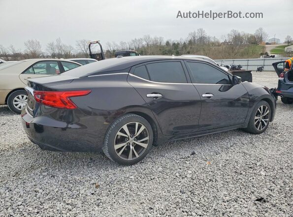 1N4AA6AP9HC367642 2017 NISSAN MAXIMA Черный Задняя правая четверть