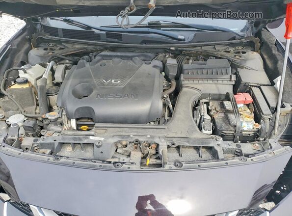 1N4AA6AP9HC367642 2017 NISSAN MAXIMA Черный Вид задней части салона