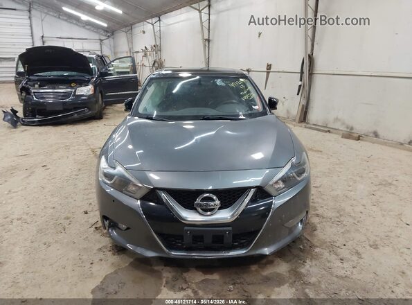 1N4AA6AP9HC374929 2017 NISSAN MAXIMA Gray Widok zestawu wskaźników