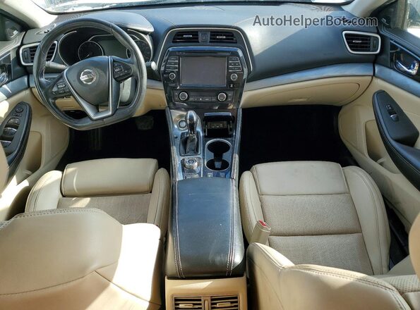 1N4AA6AP9HC384893 2017 NISSAN MAXIMA White Вид панелі приладів