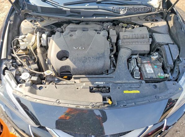 1N4AA6AP9HC432568 2017 NISSAN MAXIMA Черный Вид задней части салона