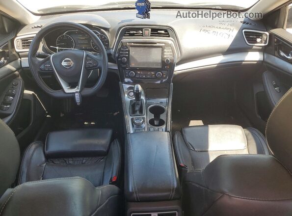 1N4AA6AP9JC381966 2018 NISSAN MAXIMA Черный Вид панели приборов