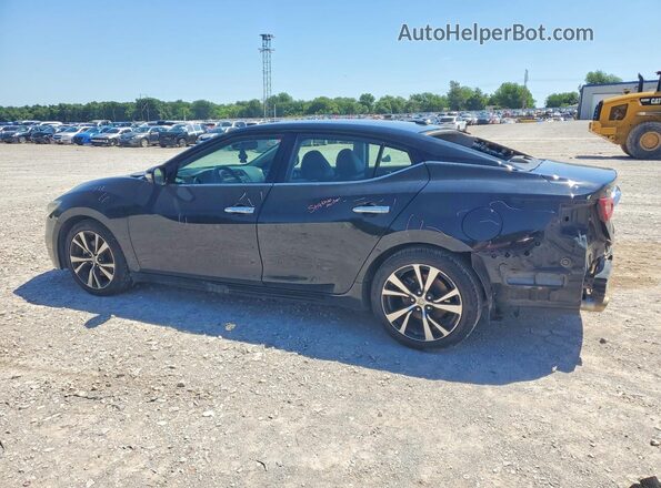 1N4AA6AP9JC381966 2018 NISSAN MAXIMA Черный Задняя левая четверть