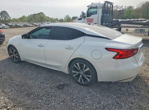 1N4AA6AP9JC404565 2018 NISSAN MAXIMA Белый Задняя левая четверть