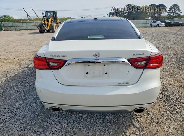 1N4AA6AP9JC404565 2018 NISSAN MAXIMA Белый Вид сзади