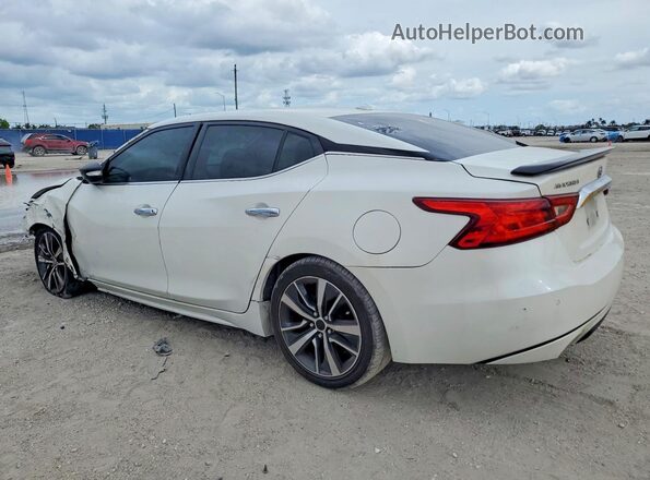1N4AA6APXGC390412 2016 NISSAN MAXIMA Белый Задняя левая четверть