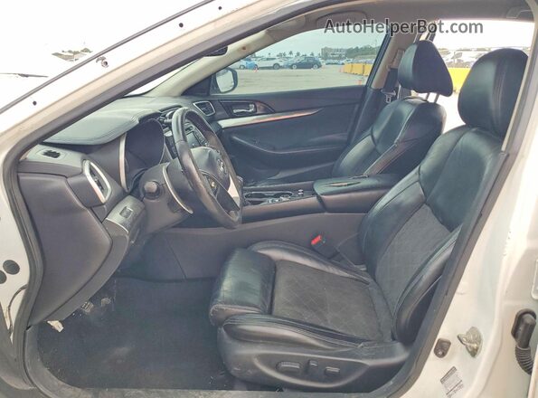 1N4AA6APXGC390412 2016 NISSAN MAXIMA Белый Вид салона спереди