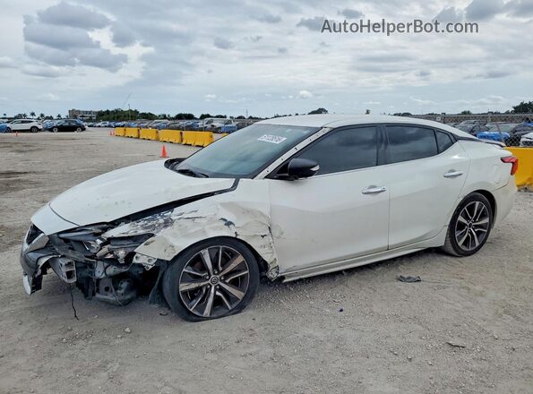 1N4AA6APXGC390412 2016 NISSAN MAXIMA Белый Передняя левая четверть