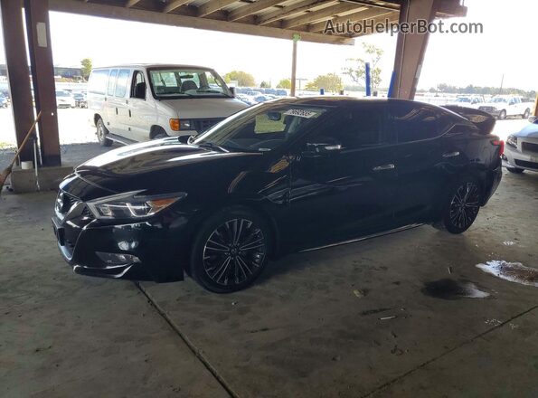 1N4AA6APXGC403482 2016 NISSAN MAXIMA Black Front left