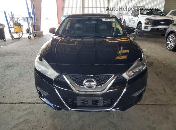 1N4AA6APXGC403482 2016 NISSAN MAXIMA Black Front view
