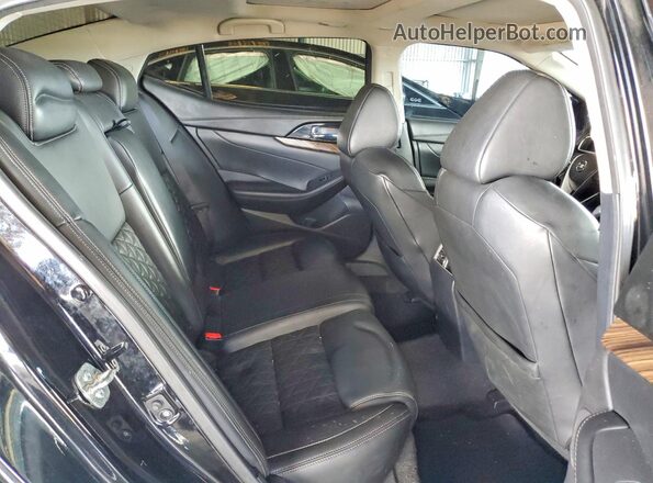 1N4AA6APXGC403482 2016 NISSAN MAXIMA Black Rear seats view
