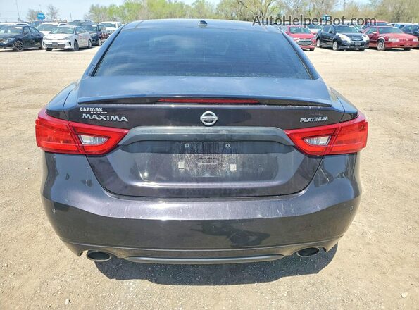 1N4AA6APXGC419732 2016 NISSAN MAXIMA Black Вид ззаду