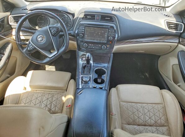 1N4AA6APXGC419732 2016 NISSAN MAXIMA Black Вид панелі приладів