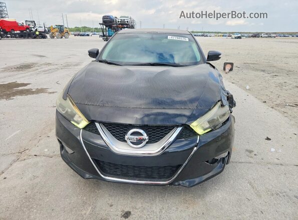 1N4AA6APXGC435400 2016 NISSAN MAXIMA Черный Вид спереди