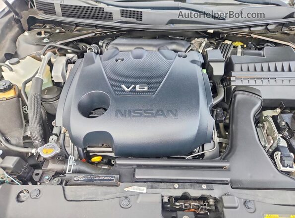 1N4AA6APXGC435400 2016 NISSAN MAXIMA Черный Вид задней части салона