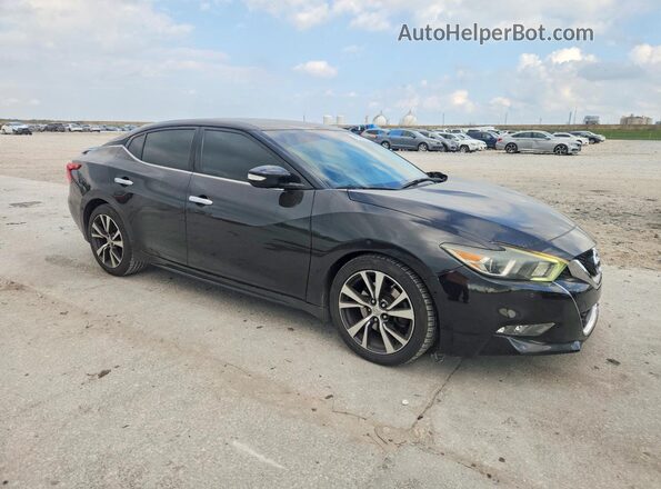 1N4AA6APXGC435400 2016 NISSAN MAXIMA Черный Передняя правая четверть