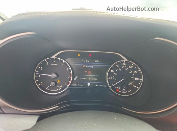 1N4AA6APXGC435400 2016 NISSAN MAXIMA Черный Вид щитка приборов