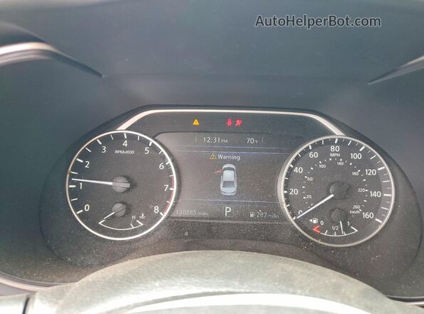 1N4AA6APXGC440676 2016 NISSAN MAXIMA Black Вид щитка приладів