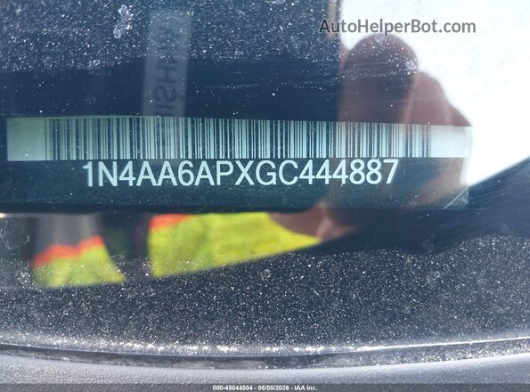 1N4AA6APXGC444887 2016 NISSAN MAXIMA Черный 