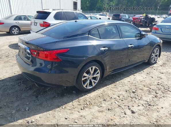 1N4AA6APXGC444887 2016 NISSAN MAXIMA Черный Задняя правая четверть