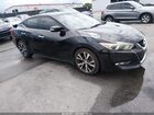 2017 Nissan Maxima 3.5 Sv Black vin: 1N4AA6APXHC392291