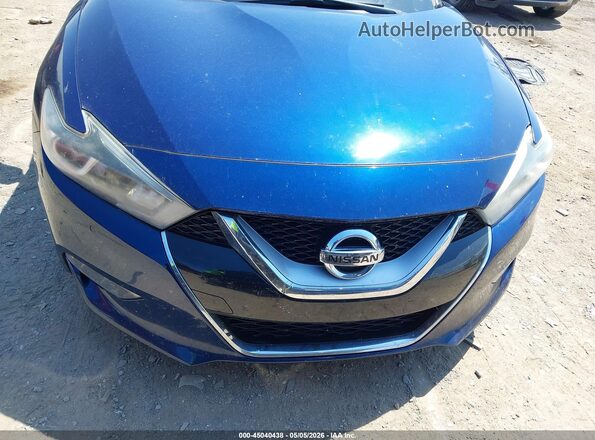 1N4AA6APXHC436466 2017 NISSAN MAXIMA Синий Вид щитка приборов