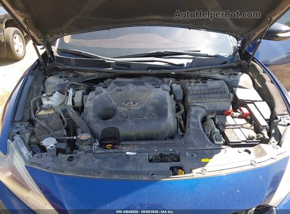 1N4AA6APXHC436466 2017 NISSAN MAXIMA Синий Вид сзади