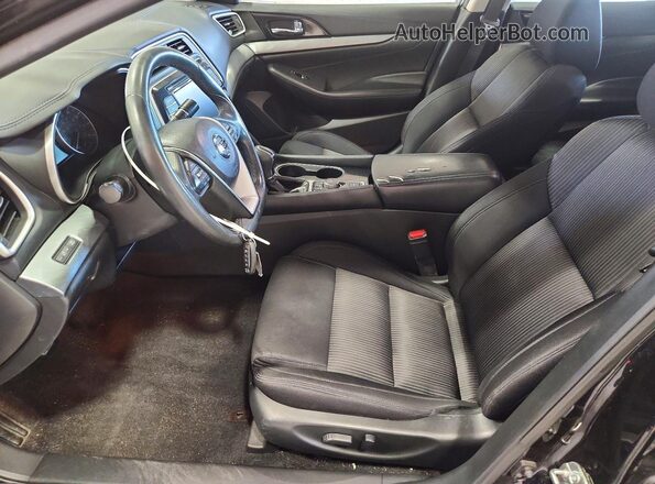 1N4AA6APXHC448813 2017 NISSAN MAXIMA Black Widok wnętrza z przodu