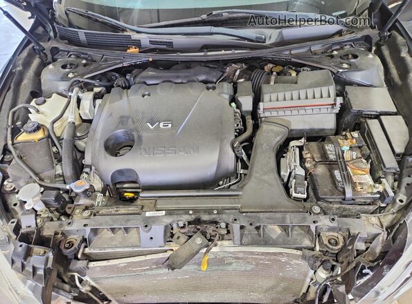 1N4AA6APXHC448813 2017 NISSAN MAXIMA Black Widok wnętrza z tyłu