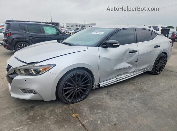 1N4AA6APXJC404283 2018 NISSAN MAXIMA Gray Przód lewy