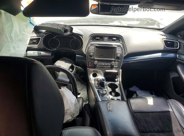 1N4AA6AV1KC376437 2019 NISSAN MAXIMA Черный Вид панели приборов