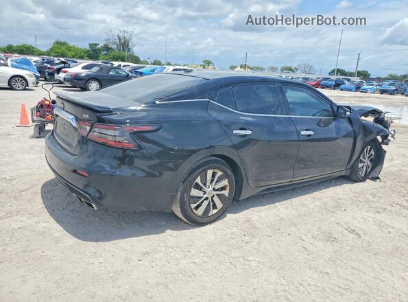 1N4AA6AV1KC376437 2019 NISSAN MAXIMA Черный Задняя правая четверть