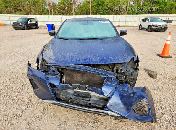 1N4AA6AV2KC371022 2019 NISSAN MAXIMA Blue Front view