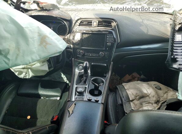 1N4AA6AV2KC382229 2019 NISSAN MAXIMA Белый Вид панели приборов