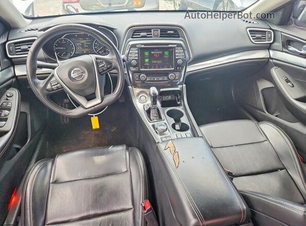 1N4AA6AV3KC364631 2019 NISSAN MAXIMA Серебряный Вид панели приборов