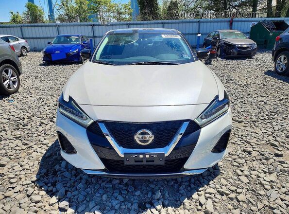 1N4AA6AV4KC379946 2019 NISSAN MAXIMA Белый Вид спереди