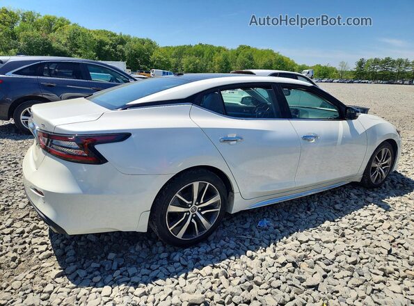 1N4AA6AV4KC379946 2019 NISSAN MAXIMA Белый Задняя правая четверть