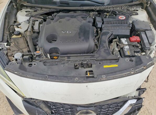 1N4AA6AV5KC361424 2019 NISSAN MAXIMA White Вид задньої частини салону
