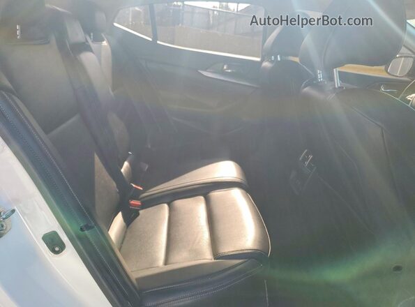 1N4AA6AV5KC363576 2019 NISSAN MAXIMA White Rear seats view