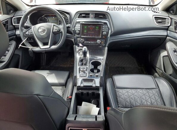 1N4AA6AV7KC380900 2019 NISSAN MAXIMA Orange Vista del salpicadero