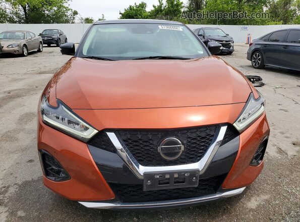 1N4AA6AV7KC380900 2019 NISSAN MAXIMA Orange Vista frontal