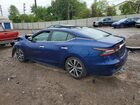 2021 Nissan Maxima Sv Синий vin: 1N4AA6CV1MC509214